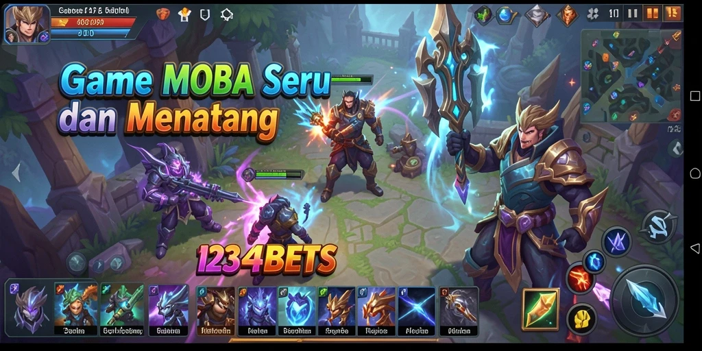 Gameplay epik dan seru di 1234BETS.