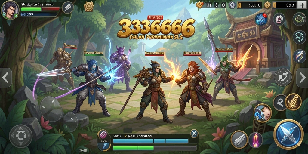 Tampilan menarik dari gameplay SLG dalam 333666.