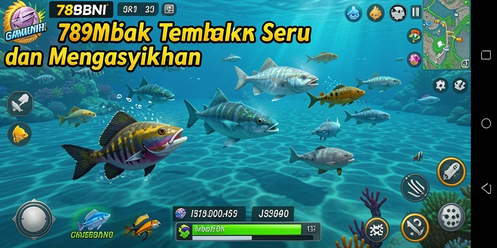 Screenshot utama gameplay Tembak Ikan 789BNI yang seru dan menarik.