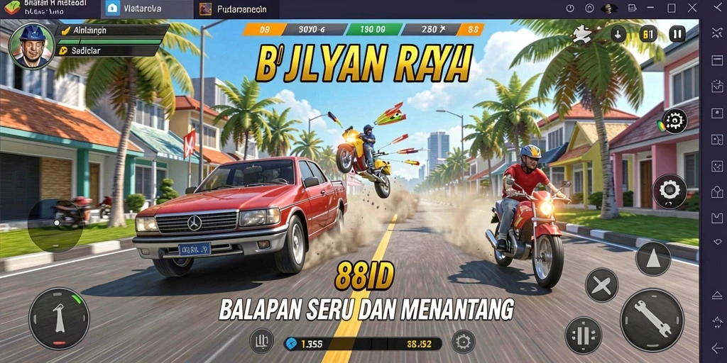 Tampilan gameplay yang intens dan menegangkan dari 88ID.