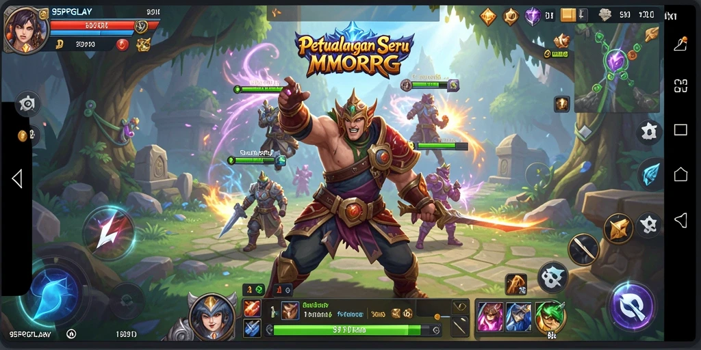 Tampilan gameplay seru di dunia MMORPG 95PGPLAY.