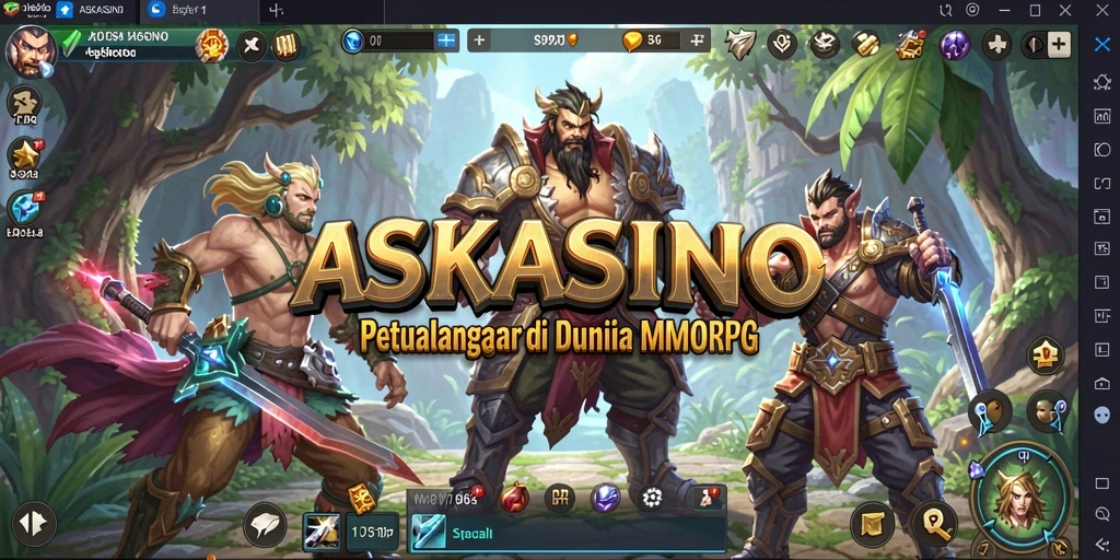 Tampilan gameplay seru ASKASINO dengan grafis menakjubkan.