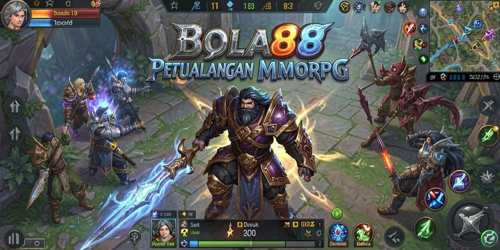 Tampilan menarik dari gameplay BOLA88 yang memukau.