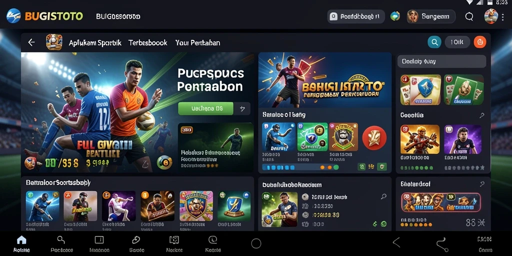 Tampilan gameplay BUGISTOTO yang menarik dan interaktif dalam taruhan olahraga.