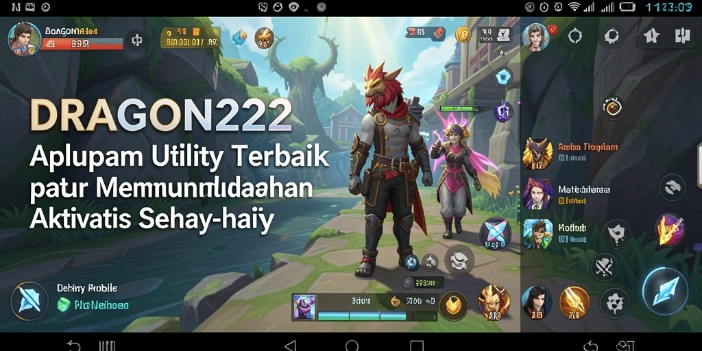 Tampilan antarmuka DRAGON222 yang user-friendly dan informatif.