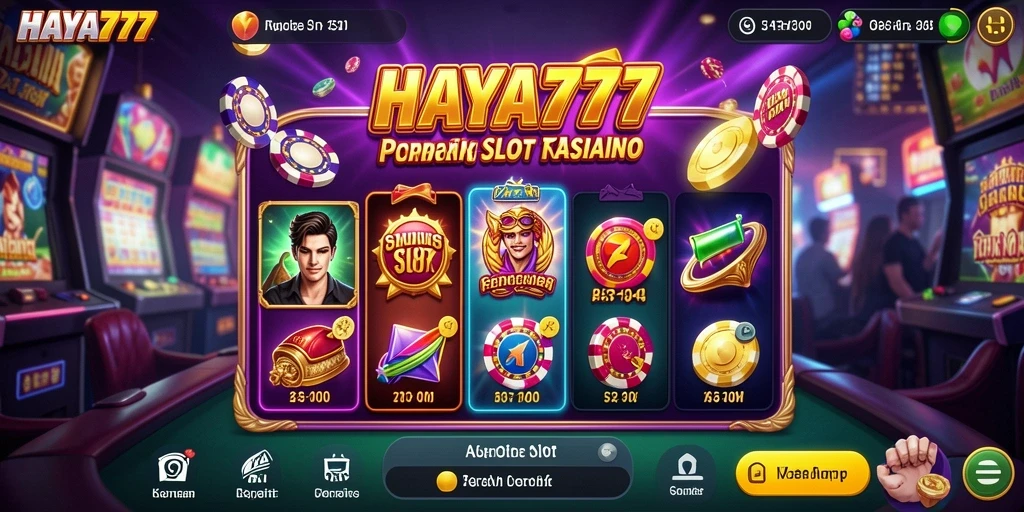 Tampilan menarik dari gameplay HAYA777 yang penuh warna.