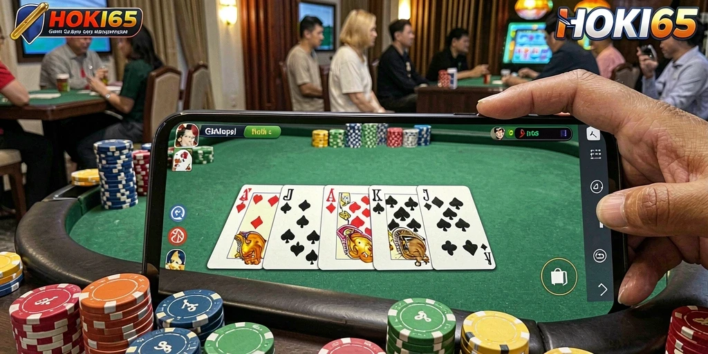 Tampilan permainan Gaple yang menarik di HOKI65.