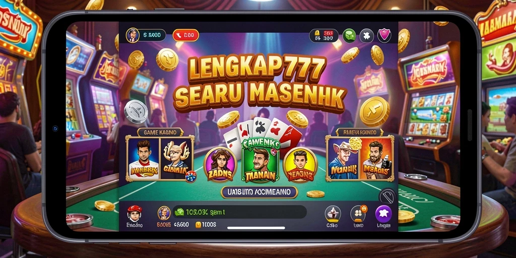 Screenshot gameplay Kasino di LENGKAP777 yang menampilkan grafis menarik.
