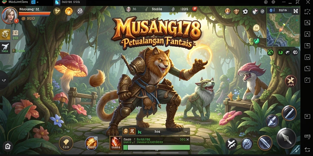 Tangkapan layar gameplay MUSANG178 yang penuh aksi dan petualangan RPG.
