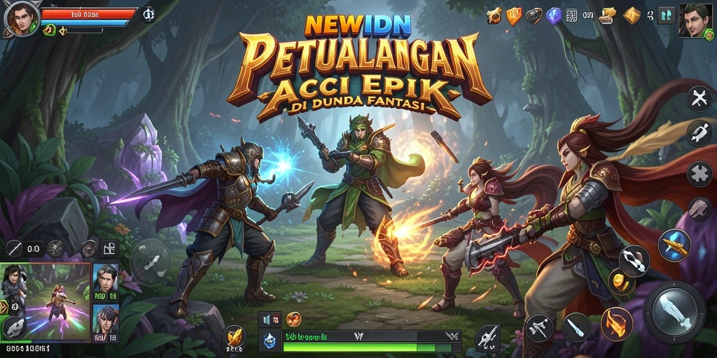 Tangkapan layar menunjukkan aksi mendebarkan dalam NEWIDN.