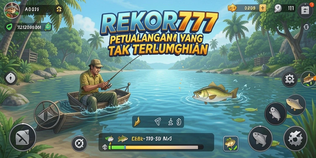 Tangkapan ikan terbesar dalam gameplay REKOR777 yang seru.