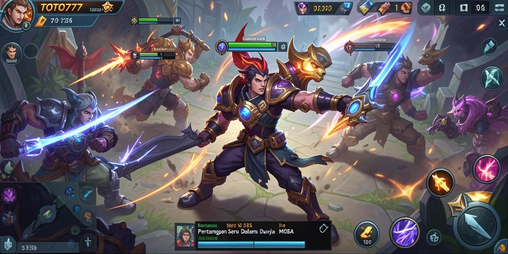 Tangkap momen seru gameplay di TOTO777 dengan pertarungan tim yang mendebarkan.