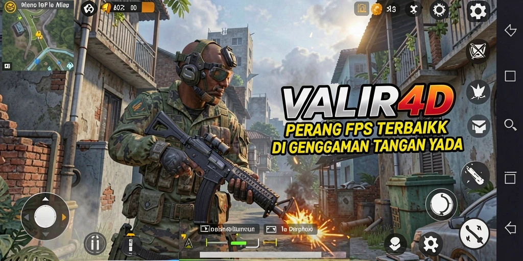 Gameplay intens VALIR4D dengan aksi tembak-menembak mendebarkan.