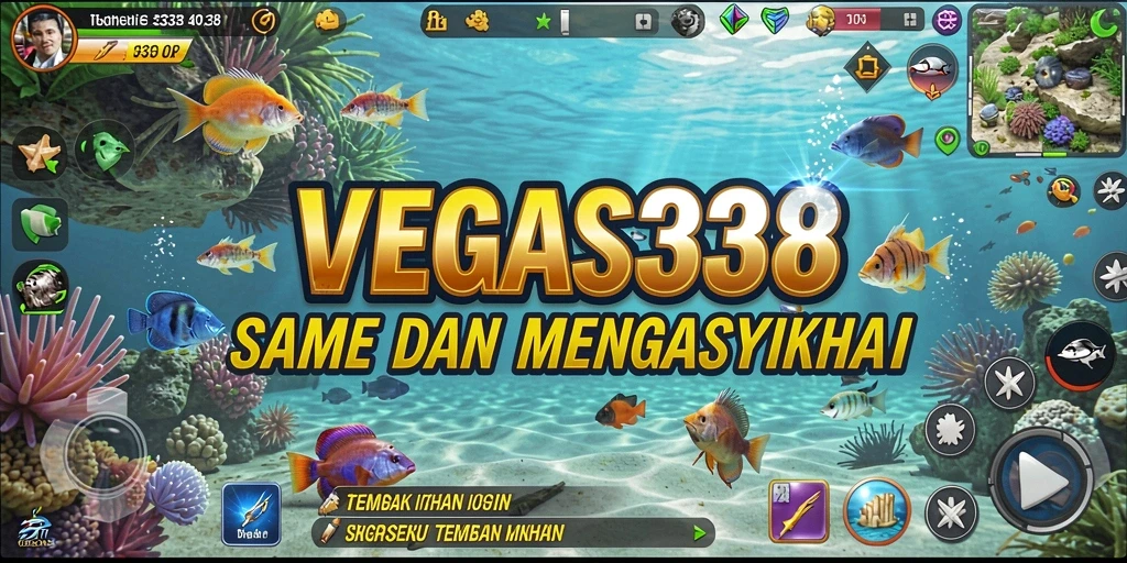 Gameplay Tembak Ikan yang seru dan mendebarkan di VEGAS338.