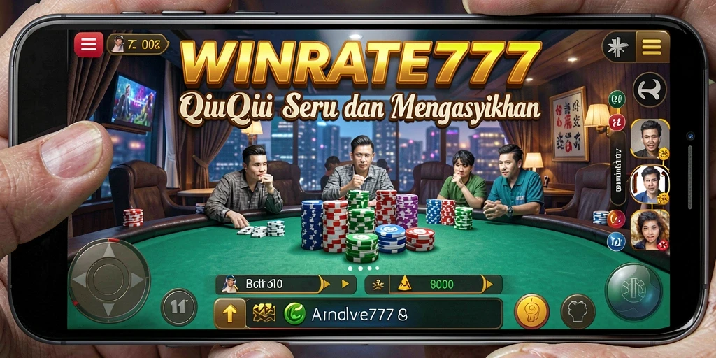 Tampilan gameplay QiuQiu yang seru dan menantang.