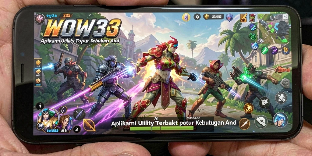 Tampilan antarmuka WOW33 yang menarik dan intuitif.